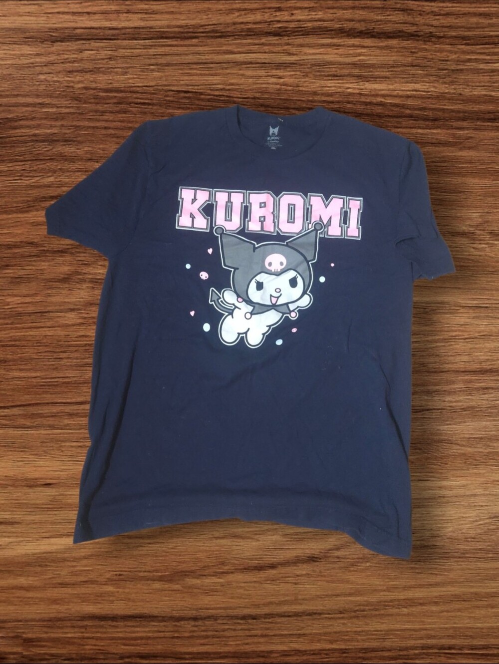 Sanrio Navy Blue Kuromi Graphic Tee Shirt